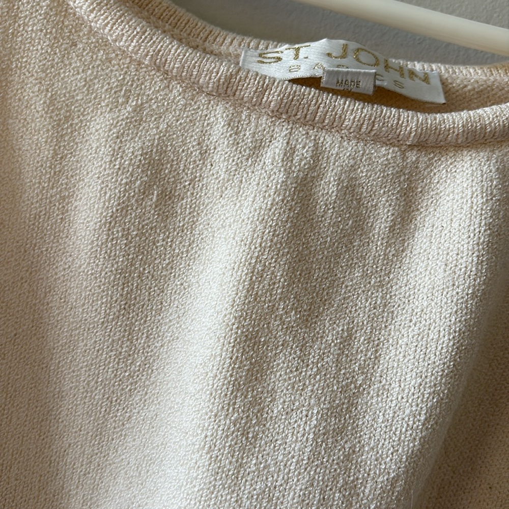 St John Cropped Sweater Tank - Picture 3 of 5